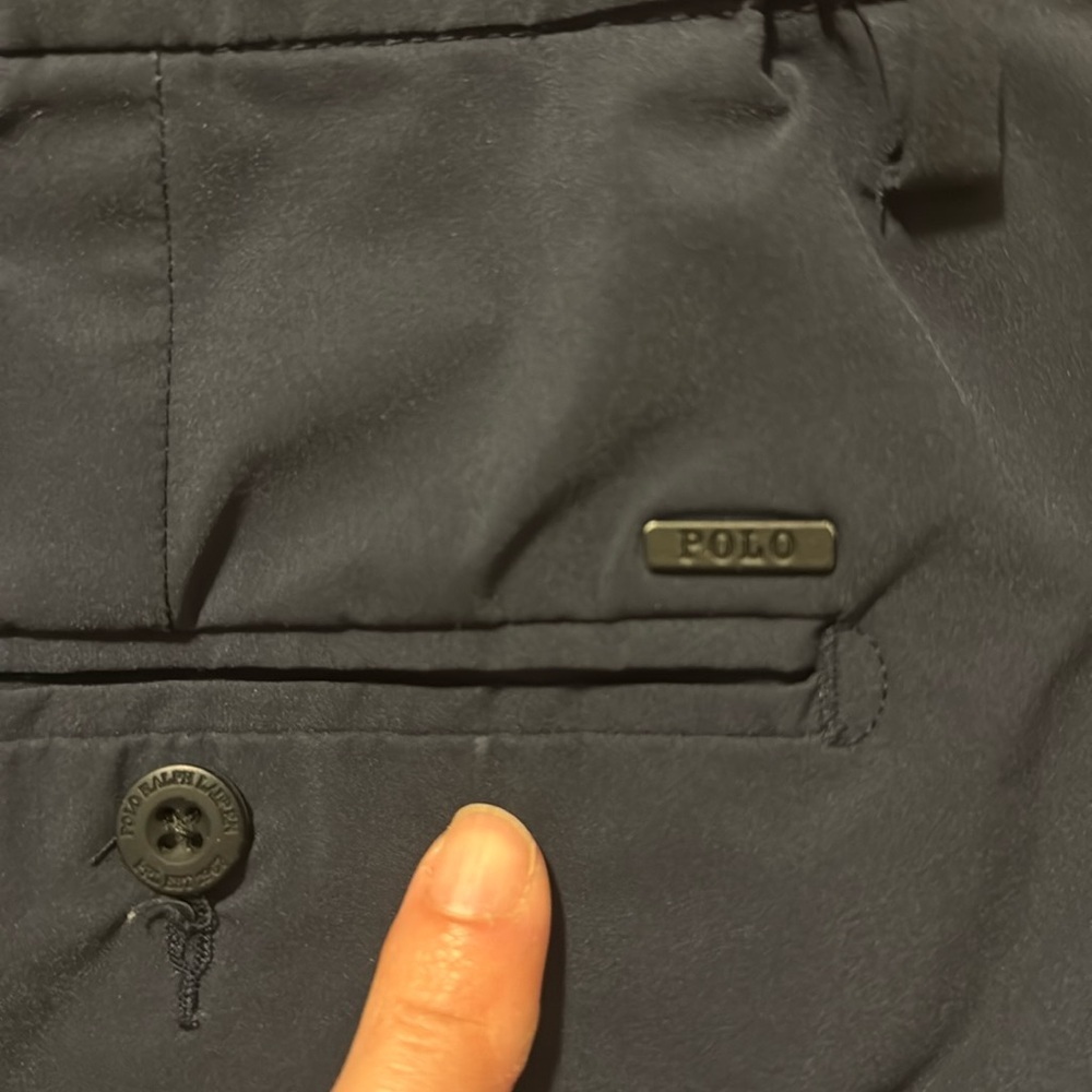Men's Black Polo Shorts Size 40 - Picture 3 of 4